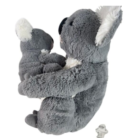 Ikea Koala With Baby SOTAST Stuffed Animal Doll Toy Children's Grey Plush 14" - Picture 8 of 9
